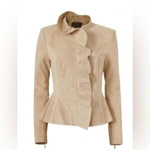 Intermix Genuine Suede Tan Dixon Jacket